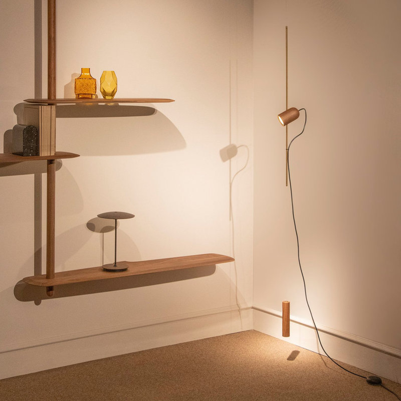 Onfa 1 - Light Pendant, Brass, Walnut