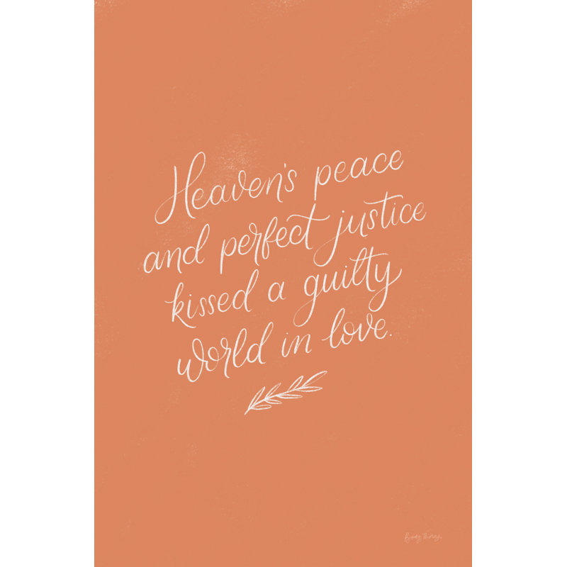 «Sunday Hymn I» par Becky Thorns - Art textuel sur toile tendue, H 12 po x l 8 po x P 1,25 po, Toile tendue, Non
