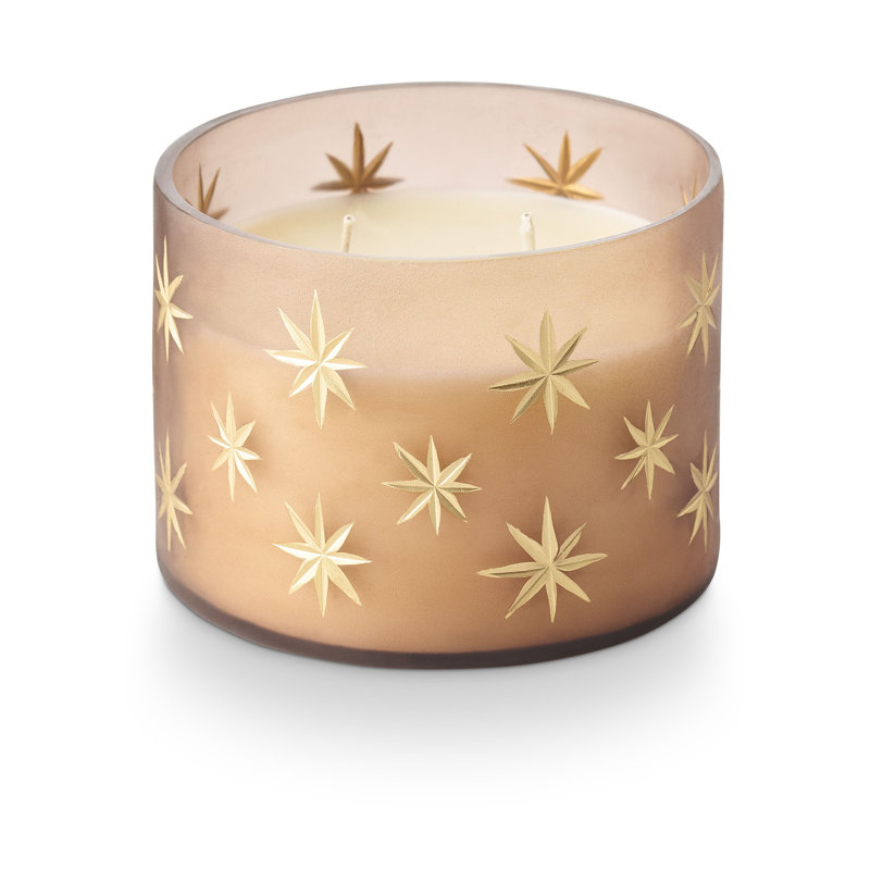 Feu de bois en verre, Brun
