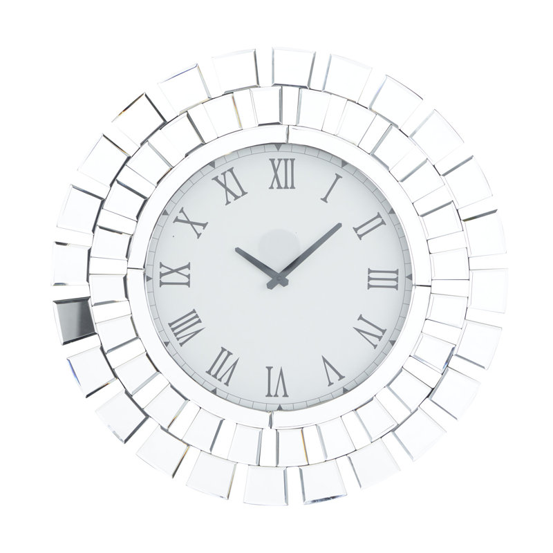 Horloge murale décorative en verre Mccoppin
