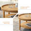 Table basse 31,3 pouces Boho