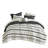 7 Piece Stripe Bedding - King Size. Microfiber Fabric. Ensures A Restful Night. And . Fascinating Pattern. Matches Various Bedroom Styles. To Wrinkles Shrinkage. Easy Tidy King/ Bedding. 100%-126094419