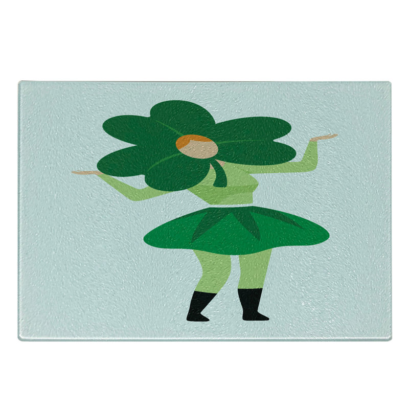 Planche à découper en verre trempé Ambesonne St. Patrick
