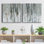 Birch Blush I - ensemble de 2 reproductions d'art sur toile tendue