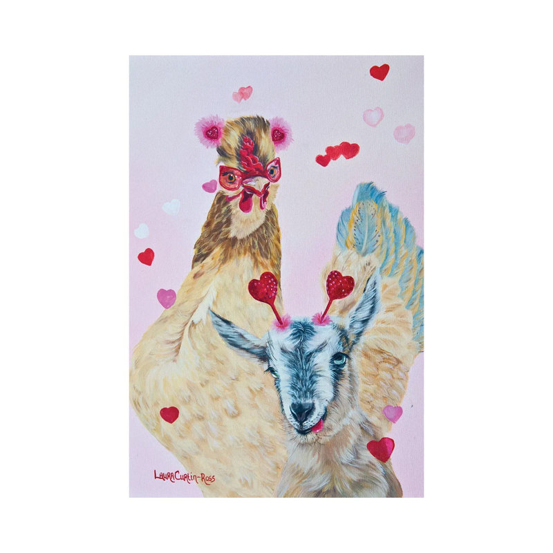 Try It With A Friend by Laura Curtin - Wrapped Canvas Gallery-Wrapped Canvas Giclée, 20.32 cm H x 30.48 cm W