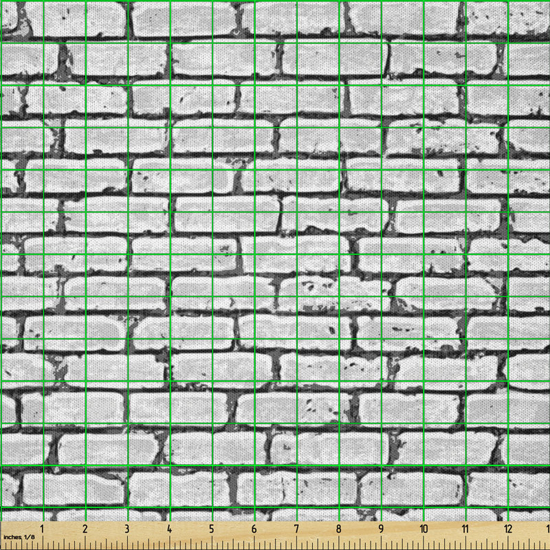 Dawnetta Grunge Brick Multi-Purpose Fabric