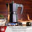 Magefesa Kenia Noir Stovetop Espresso Moka Pot, 3-Cup/5 oz, Italian Coffee Maker for Cuban Coffee, Extra-Thick Aluminum, Heat-Resistant Handle, Greca Coffee Maker-15270164-129211933