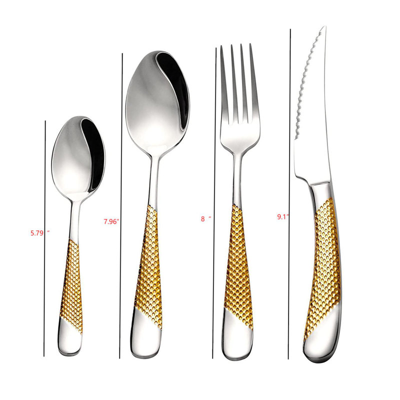 Mercer41 Graubert Stainless Steel Flatware Set - Service for 4