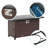 Caydin Wicker 6 - Person Modular Patio Conversation Set with Cushions-2066057550-2017880477