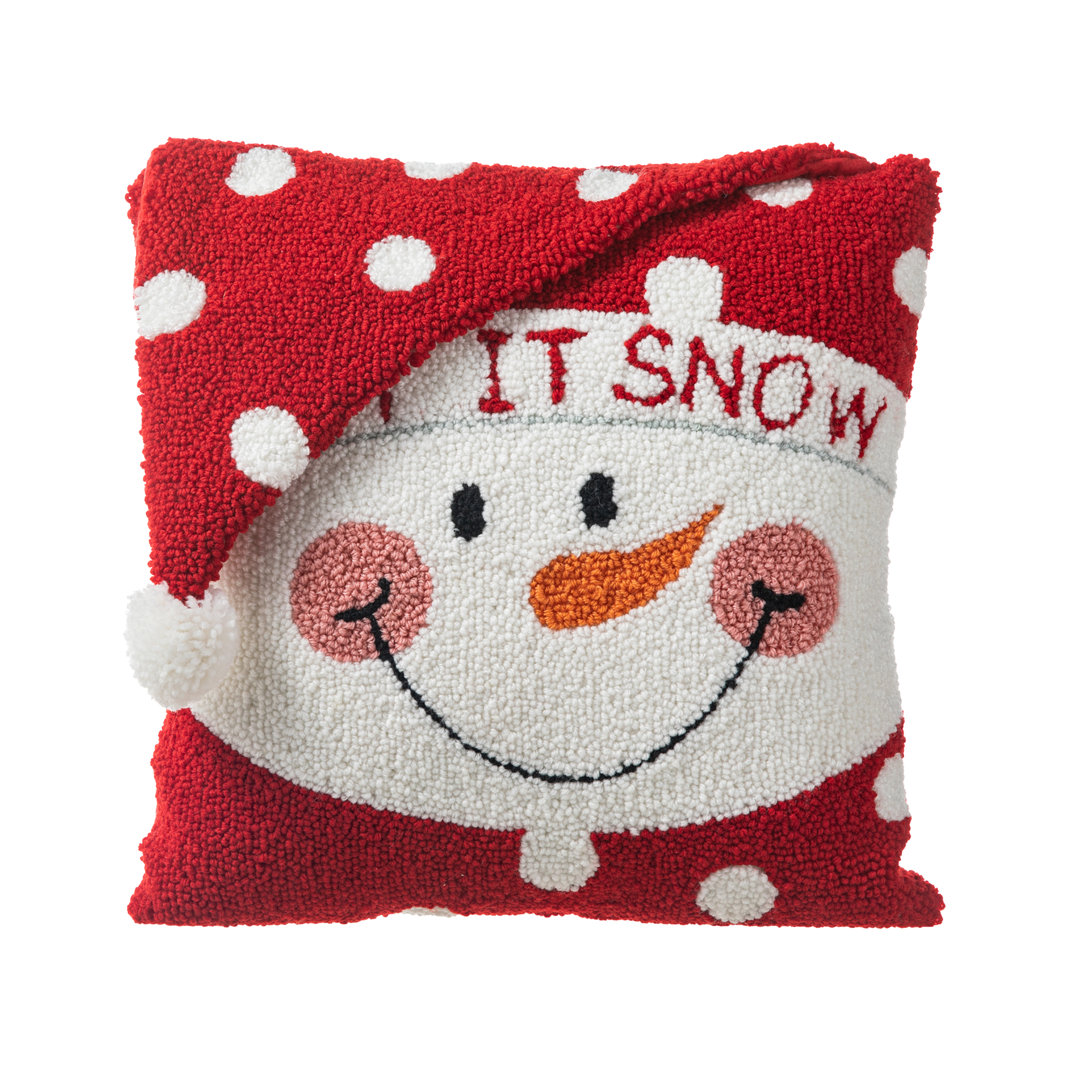 Embroidered Throw Pillow Glitzhome