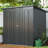6'X4' All Weather Backyard Shed - Black, Easy Installation 6X4 Ft Lawn Cabinet Extra Sturdiness