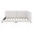 Modern Upholstered Platform Bed With USB Ports, Floor Daybed With Wood Slat Support-754875659