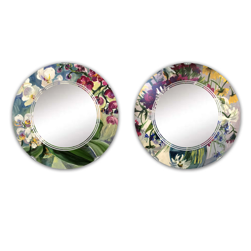 Ensemble de 2 miroirs sans cadre