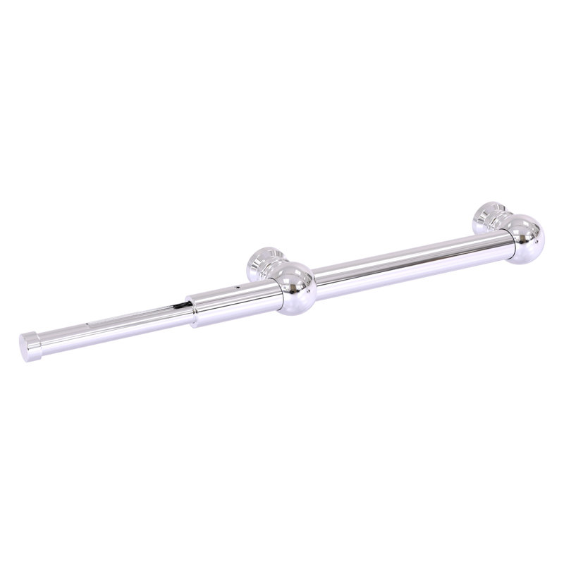 Traditional style Extendable Valet Rod, Polished Chrome
