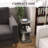 End Table with Build In USB Ports and Outlets, Narrow Nightstand for Small Spaces-384924018