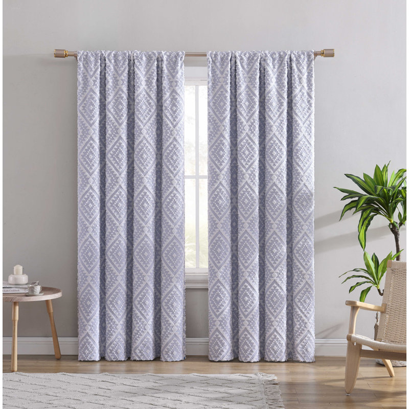 Panneau de fenêtre simple occultant avec passe-tringle Swift Home, L 54 po x L 95 po, Bleu