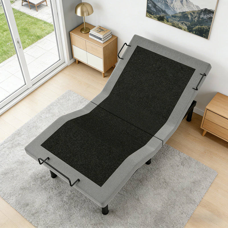 Adjustable Bed Frame with Zero Gravity & Anti-Snore, Twin XL, No