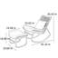Chaise berçante écologique en PE-102188086