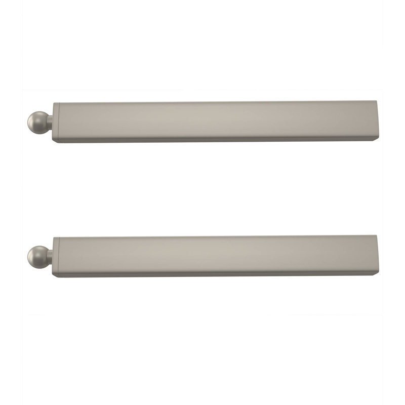 Ensemble de 2 tringles à valet suspendues 14 po Rev-A-Shelf, Nickel satiné