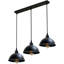 3 - Light Black Dome Pendant