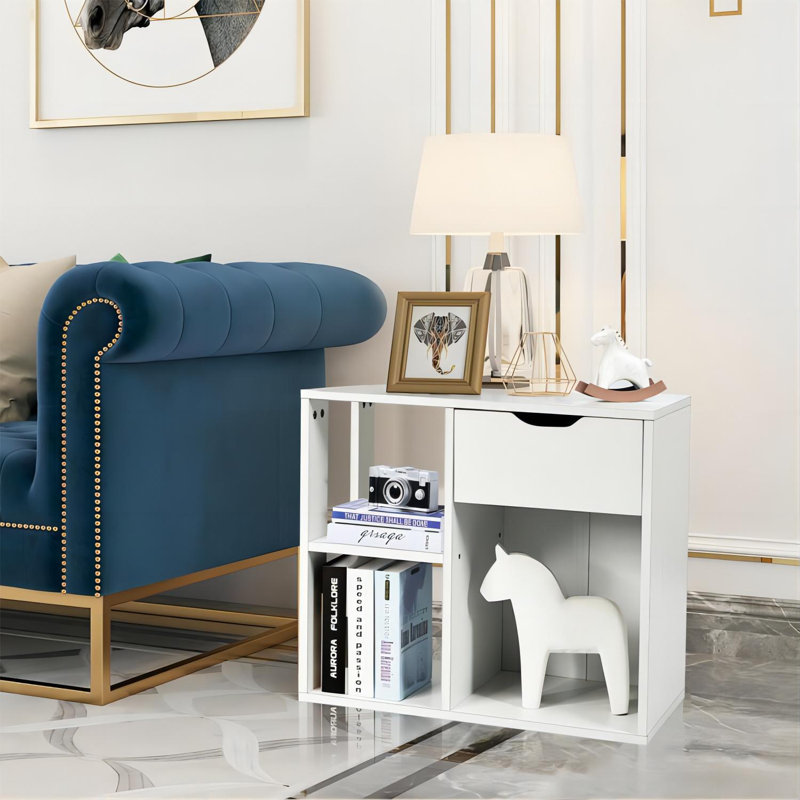 Table de bout avec rangement Armi