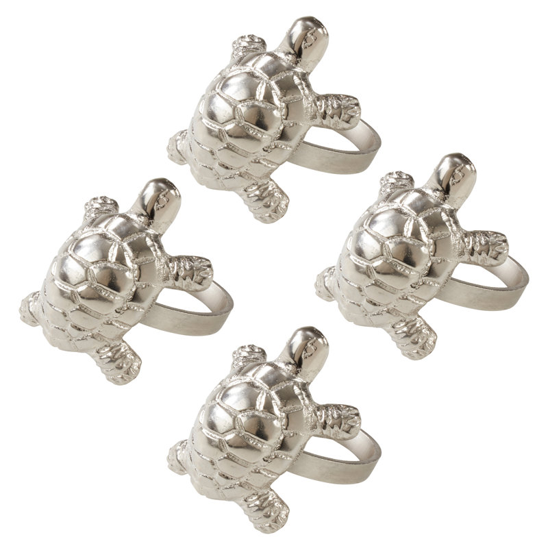 Anneau de serviette en tortue design
