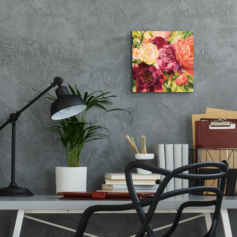 Art mural en verre Buckeye Belle par Katrina Pete, H 12 po x l 12 po x P 0,13 po