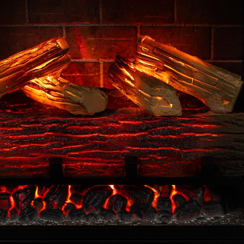 Uptown Infrared Electric Fireplace Insert Heater, Compatible with Alexa & Google Home, 24.92" H x 39.02" W x 9.41" D