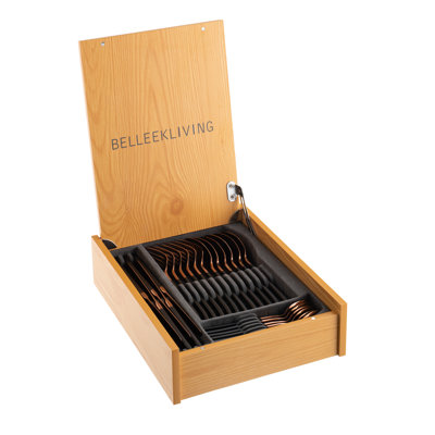 Belleek Living 24 Piece Stainless Steel Cutlery Set , Service for 6
