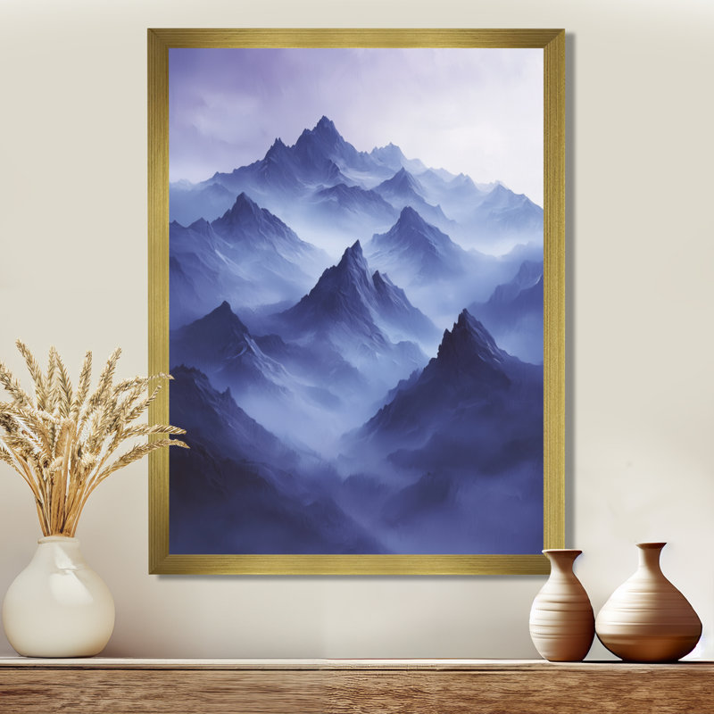 Gitzel - paysages, art mural sur toile, Impression d'un seul cadre photo sans passe-partou, H 40 po x l 30 po, Doré