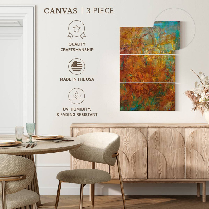 Kerner Bohemian Abstract Bright, 32" H x 20" W