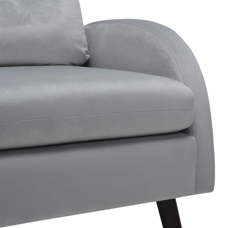 Chaises d'appoint réglables en velours avec rangement et repose-pieds