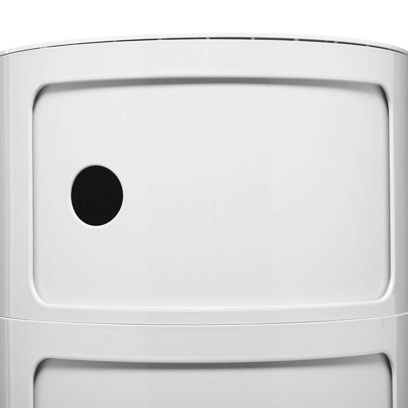 Rangement à 3 niveaux Millian, Blanc