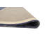 Tapis oriental mauve et bleu marine moderne 5 x 8