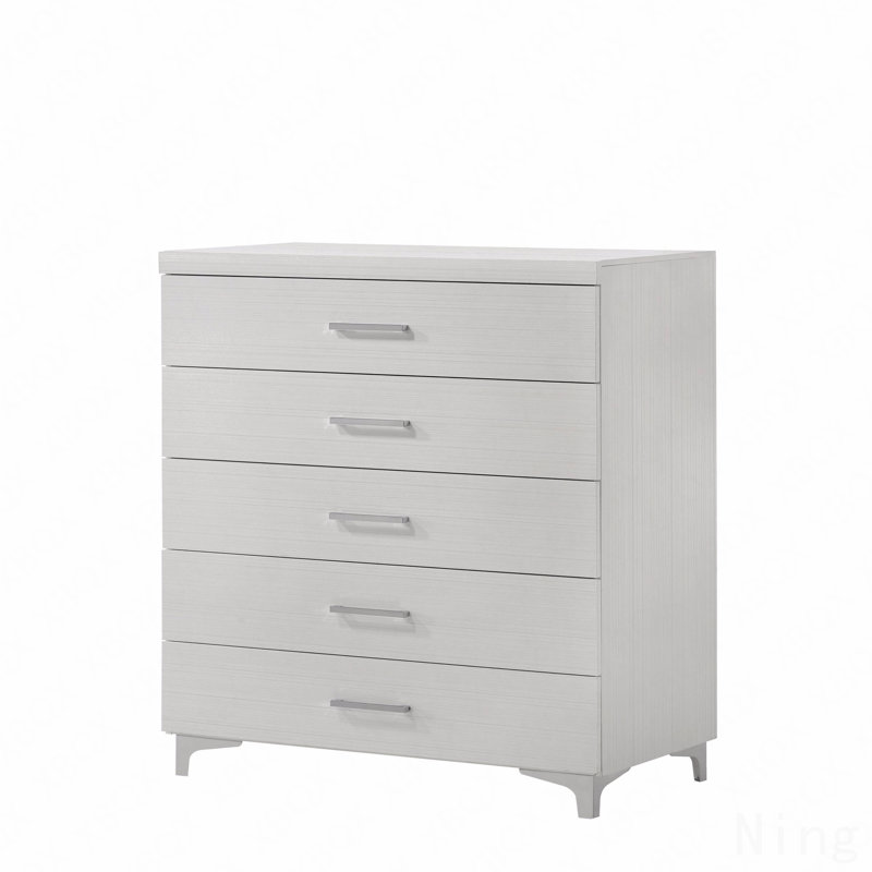 Commode 5 tiroirs avec pieds en métal