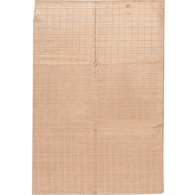 Plaid Area Rug in Beige