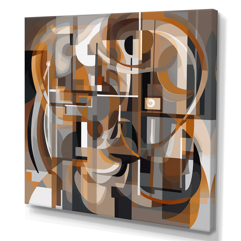 Marjorie Exploration de la tranquillité abstraite I sur toile, H 30 po x l 30 po x P 1 po, Toile tendue