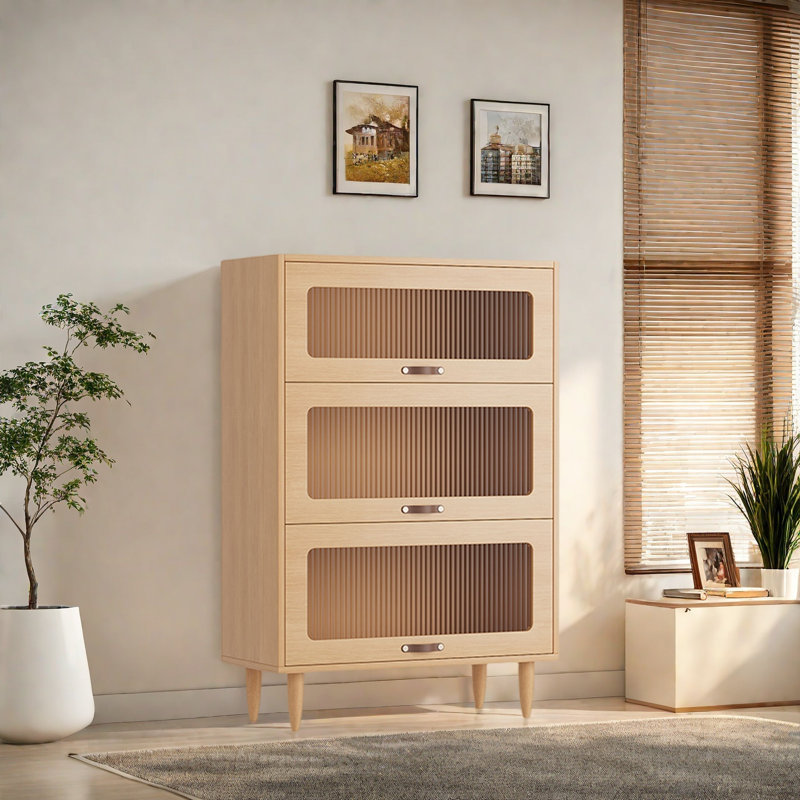 Rabehi, Brun, (3 tablettes) H 46,4 po x l 31,4 po x P 13,7 po