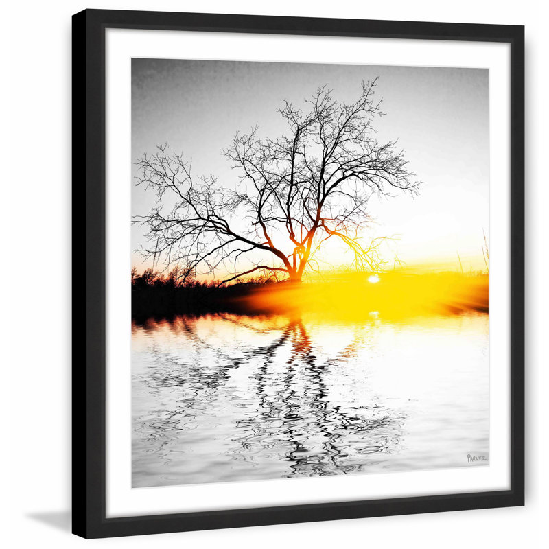 «Killaloe» par Parvex Taj Print, H 32 po x l 32 po x P 1,5 po, Cadre noir