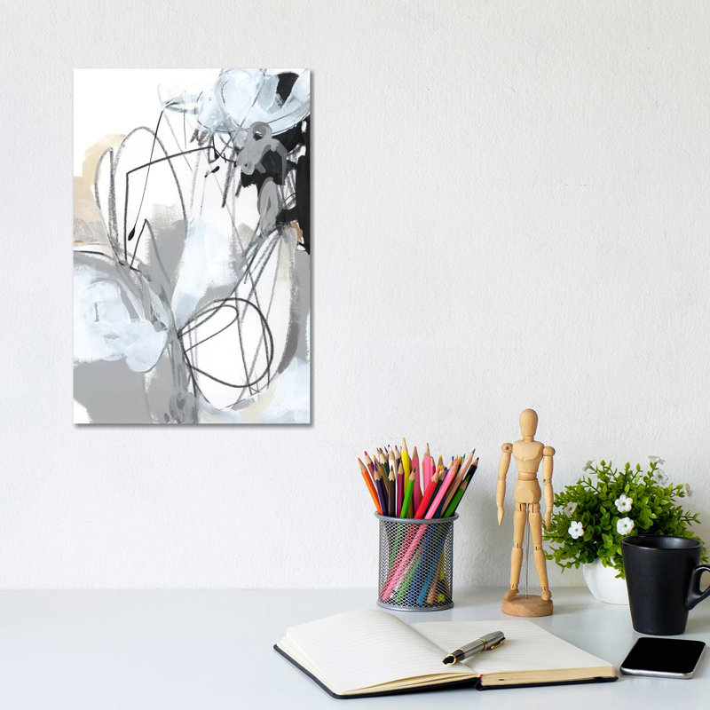 Tangled Threads I by June Erica Vess - Wrapped Canvas Painting, 20.32 cm H x 30.48 cm W