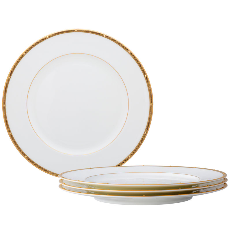 Noritake Rochelle Dinner Plates, 10-3/4", Gold