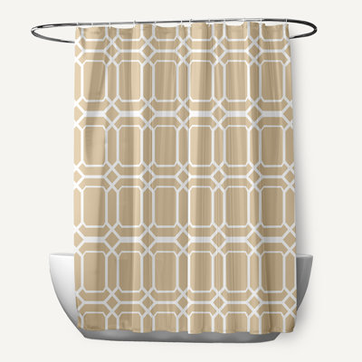 Rideau de douche simple synthétique Synthia