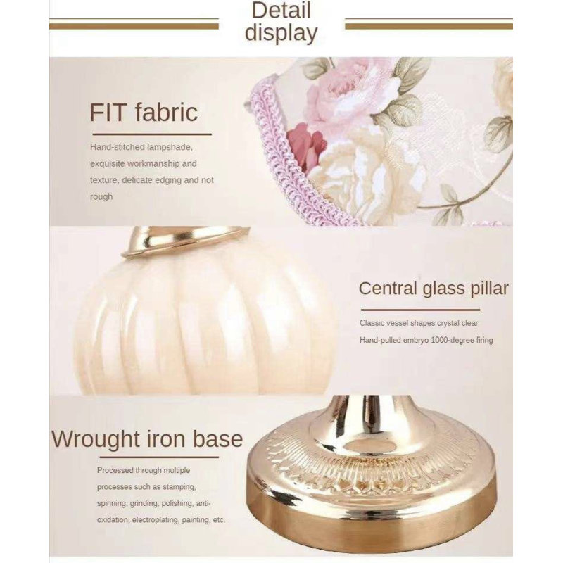 Lampe de table en verre Joffrey