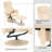 Aashka Faux Leather Swivel Recliner-969750111