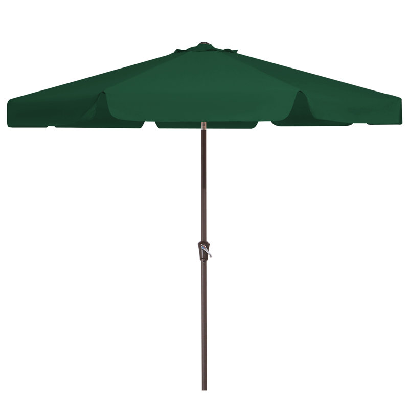 Parasol de marché pour patio extérieur, Vert foncé, H 100 po x l 120 po x P 120 po