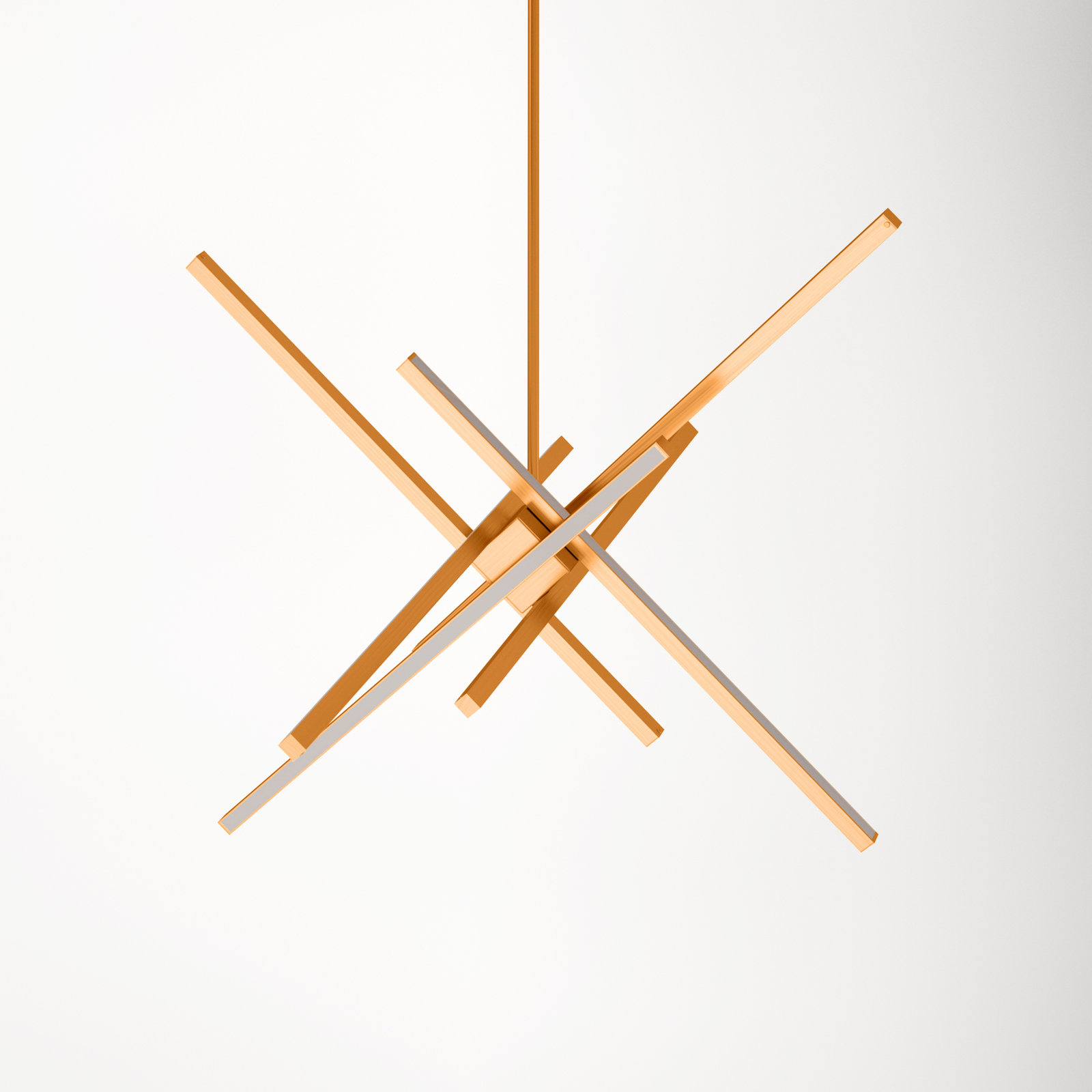 Rochelle 6-Light Chandelier, Aged Brass, 39"