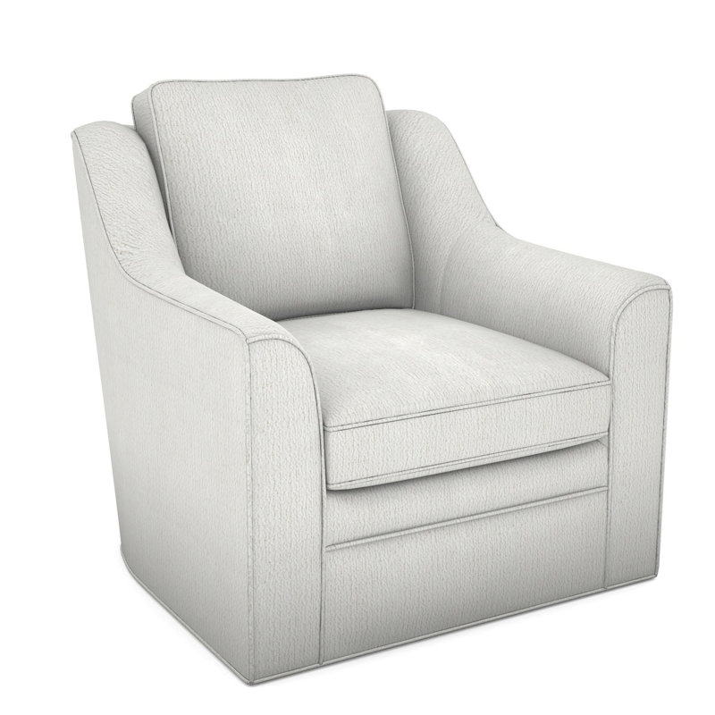 Fauteuil pivotant American Bungalow Nicholas, Kennelly neige
