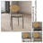Cordera Velvet Dining Side Chair with Rattan Back and Black Metal Legs for Kitchen or Dining Room-1396907274