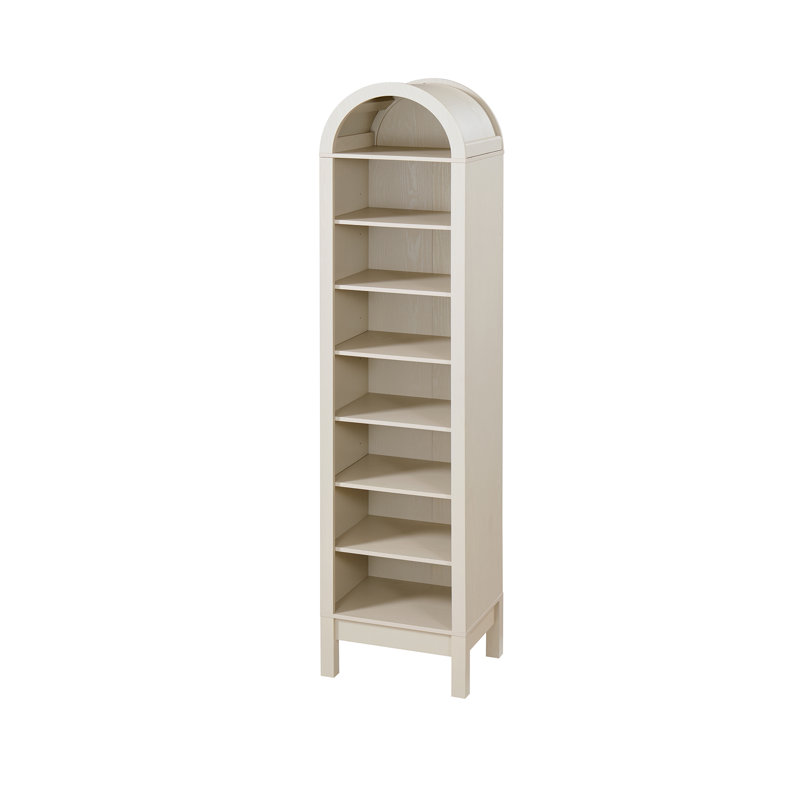 Manufactured Wood Freestanding Bathroom Cabinet, 70.9" H x 17" W x 13.75" D, Cream