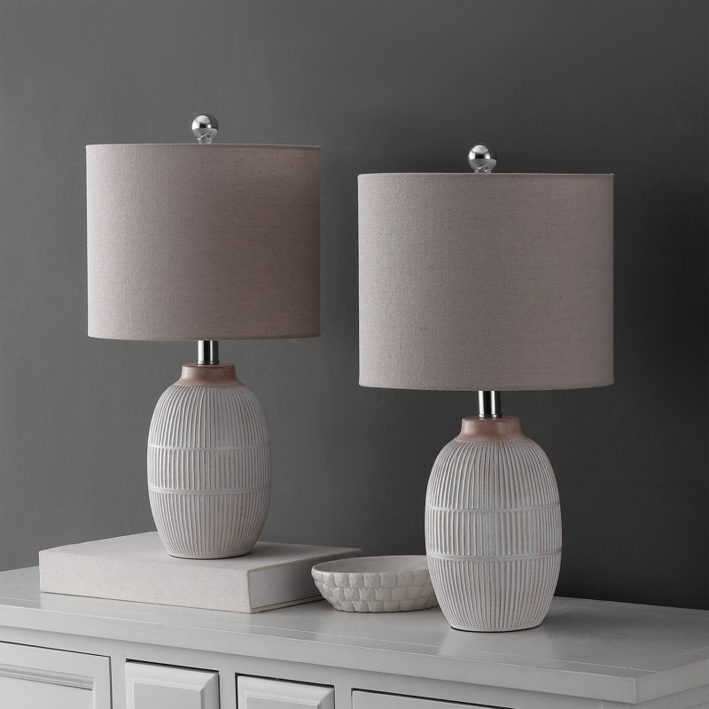 Ensemble de 2 lampes de table en résine Jorden 21,5 pouces